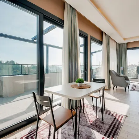 شقة Studio W Bosphorus View Terrace 5 Min To Coast *
