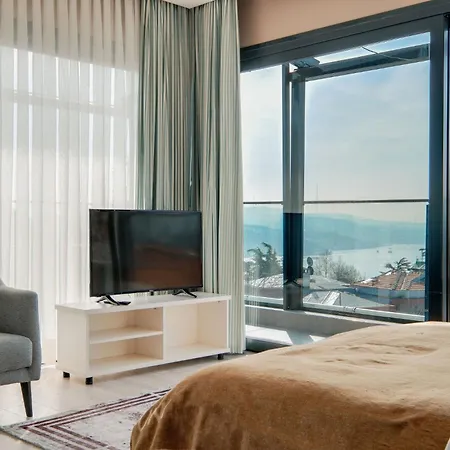 Studio W Bosphorus View Terrace 5 Min To Coast * Istanbul